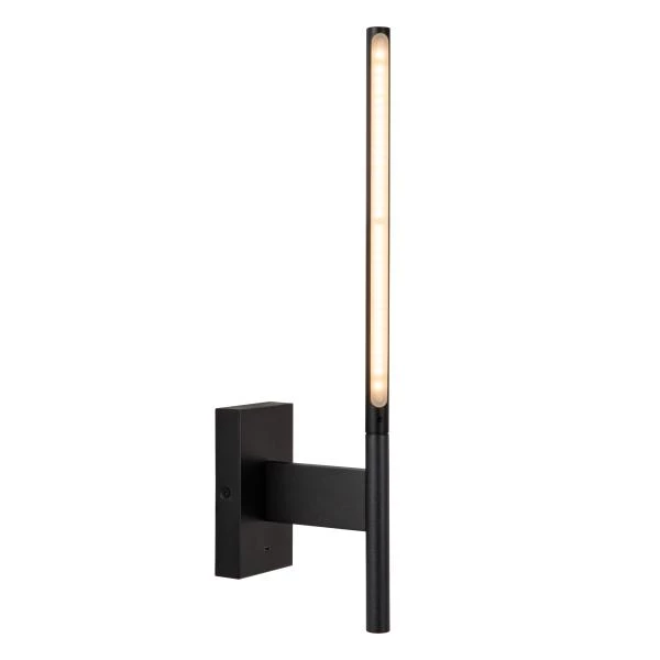 Lucide FINAN - Wall light - LED - 1x6W 2700K - With USB charging point - Black - detail 1